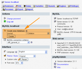 newdatabase