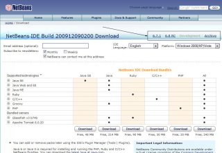 Netbeans web site